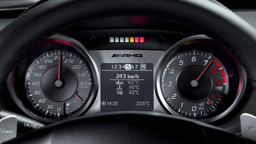 Ml 63 AMG 2010 спидометр