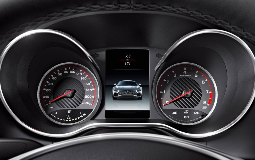Mercedes AMG Speedometer