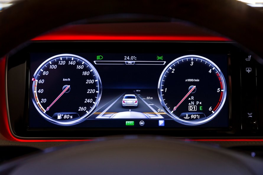 Mercedes w222 приборка