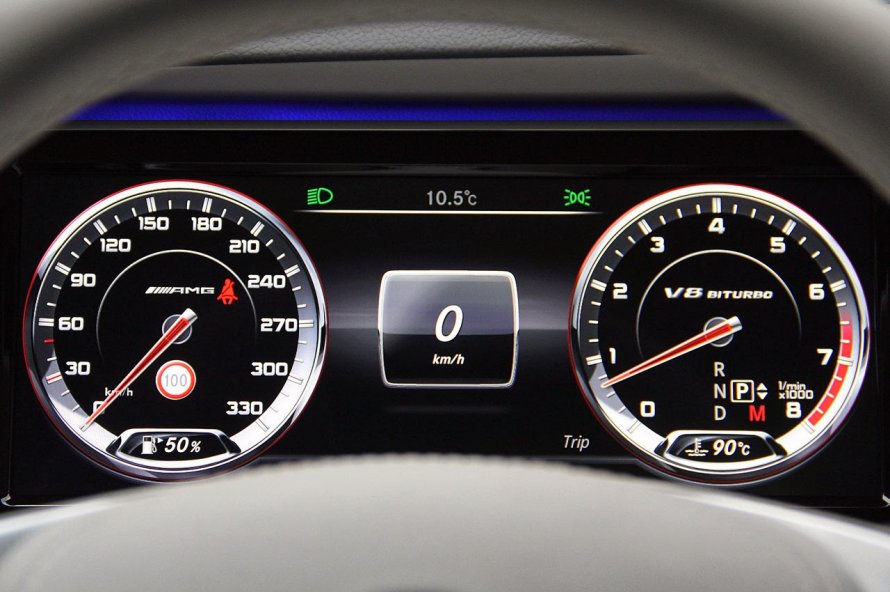 Приборная панель Мерседес s63 AMG