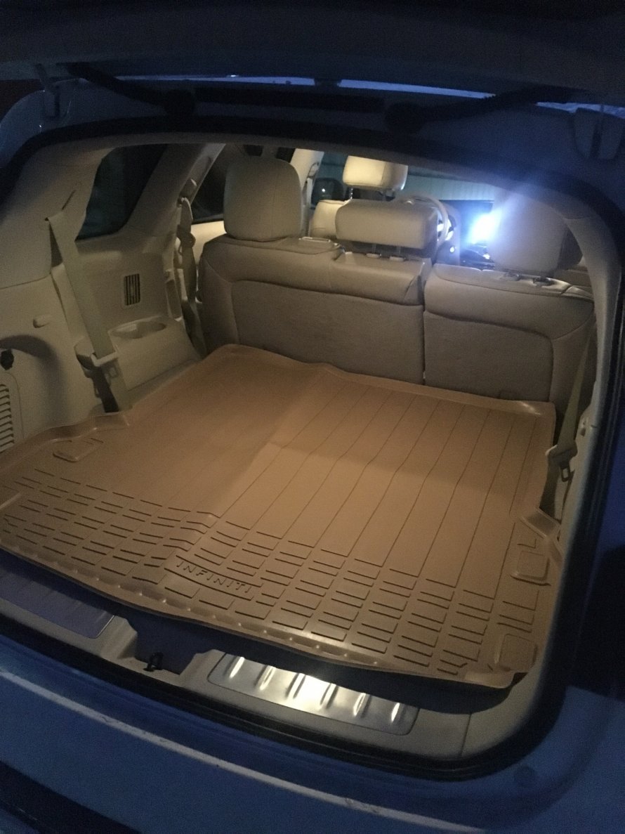 Инфинити qx60 салон багажник