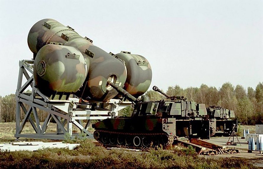 Глушитель для САУ m109 армии ФРГ