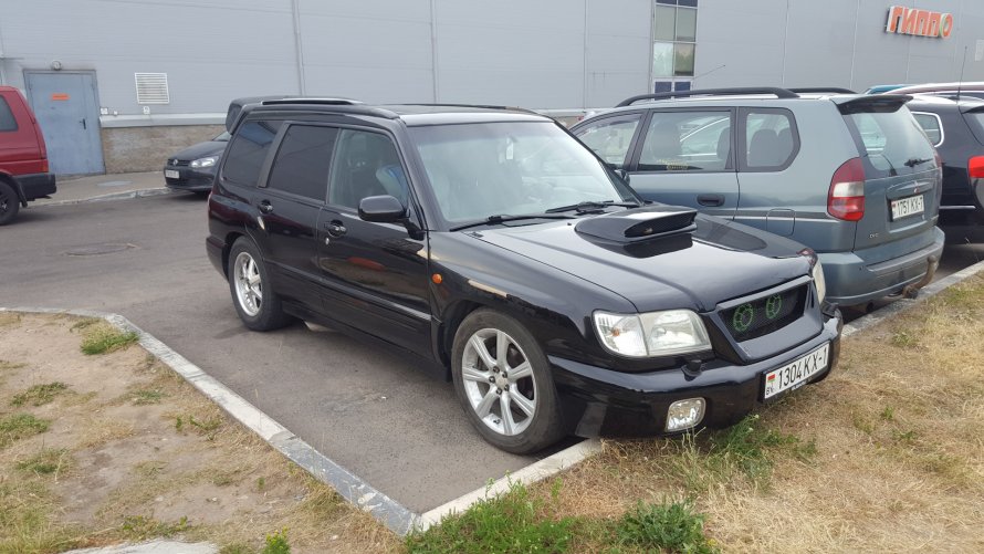 Subaru Forester STI под капотом