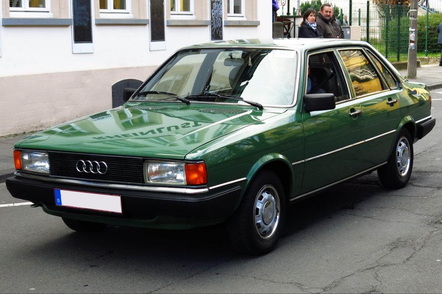 Audi 80 b2 зеленая