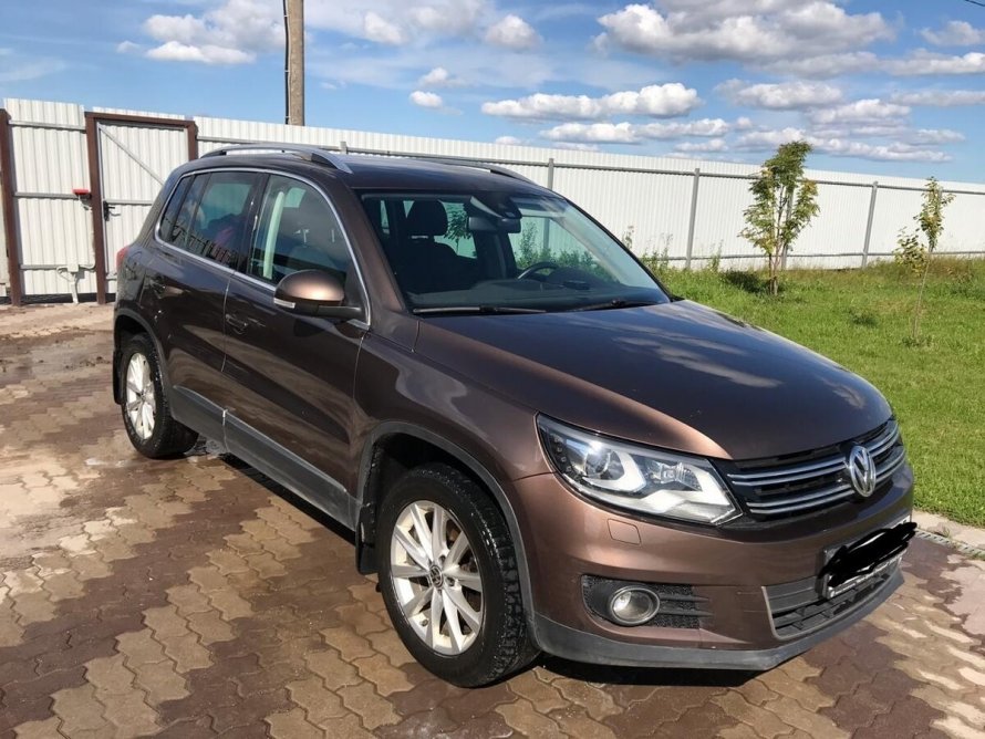 Volkswagen Tiguan i Рестайлинг коричневый