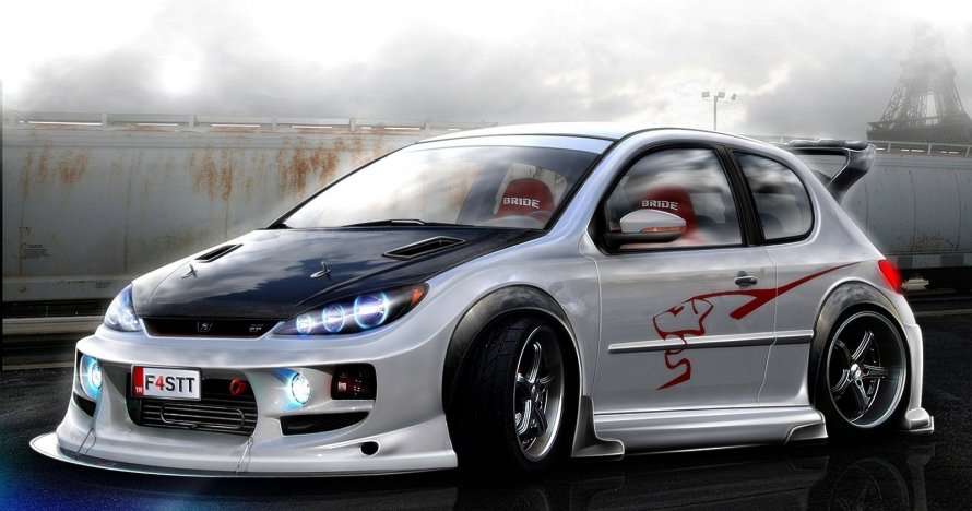 Peugeot 206 тюнинг хэтчбек