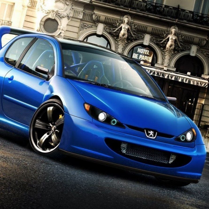 Тюнингованный Peugeot 206