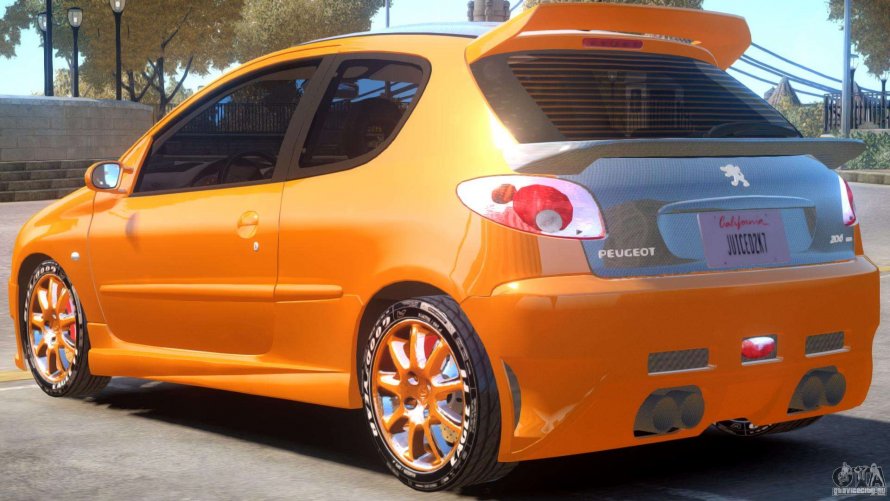 Peugeot Tuning Orange