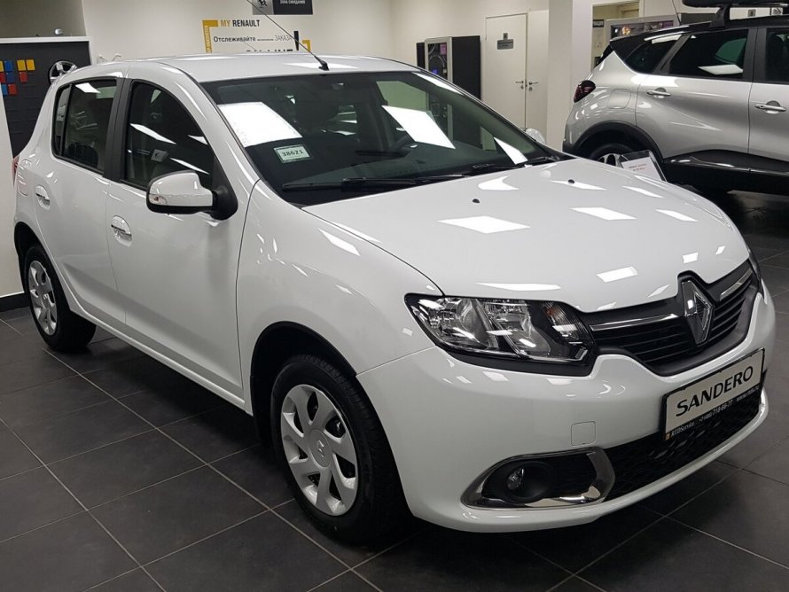 Renault Sandero 2017 белый
