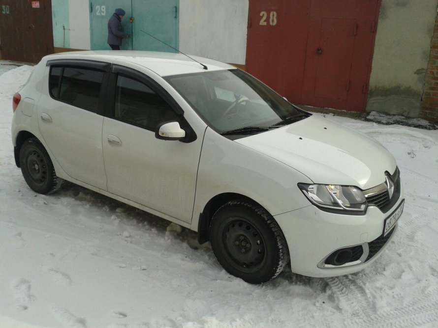 Рено Сандеро 2 белый