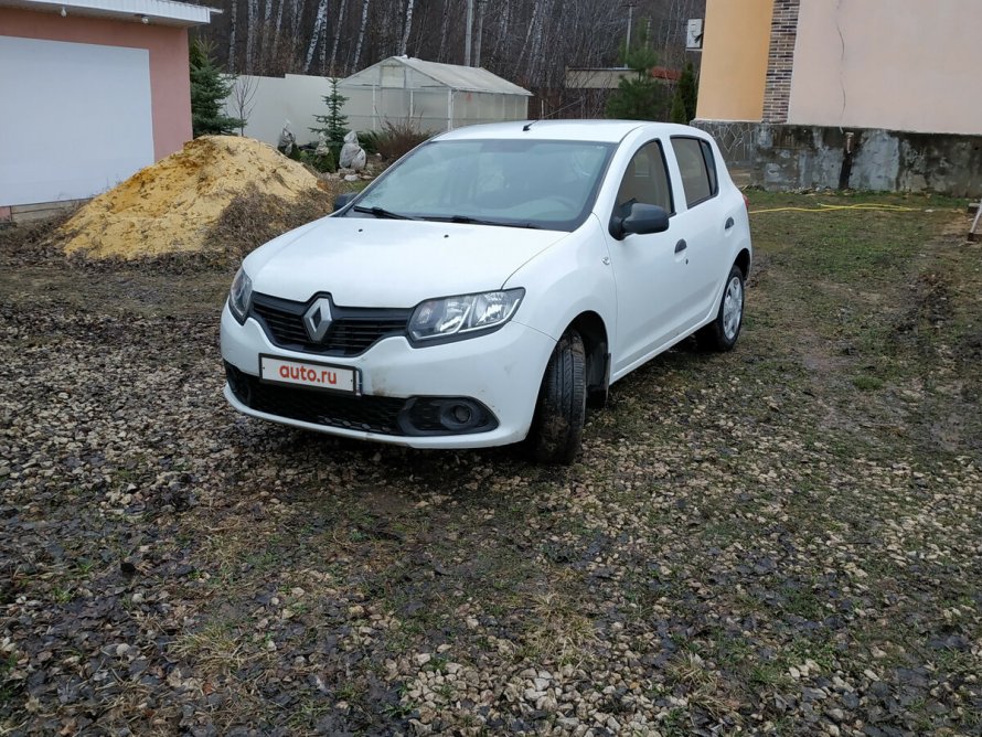 Renault Sandero 2014 белый