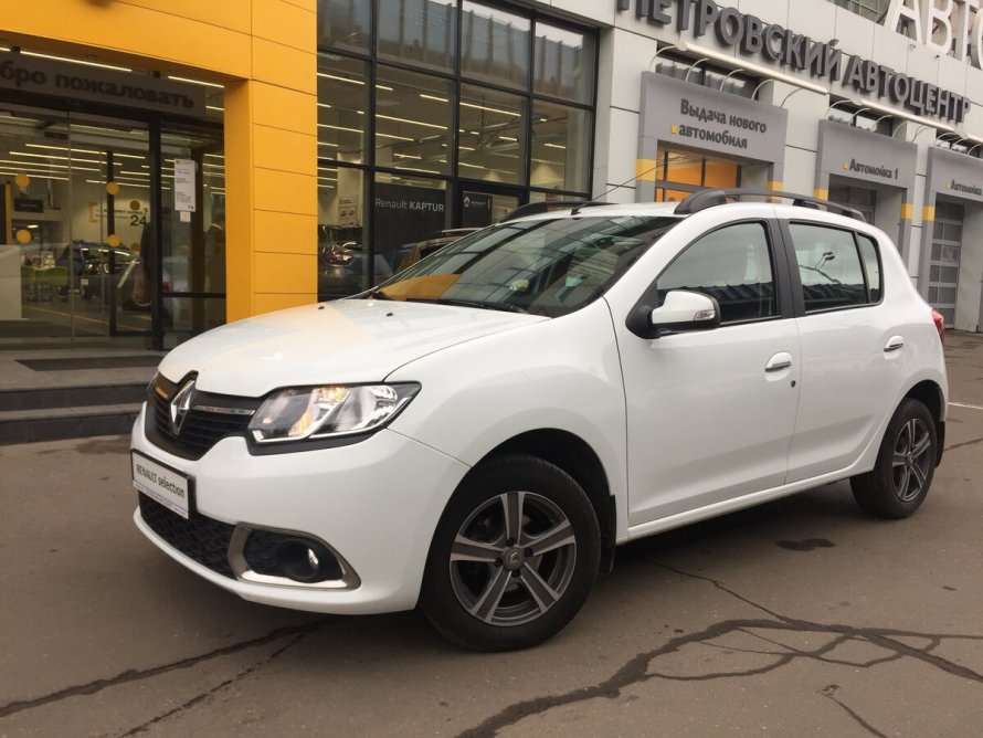 Renault Sandero 2014 белый