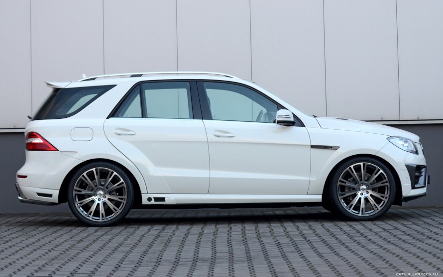 Белый Мерседес w166