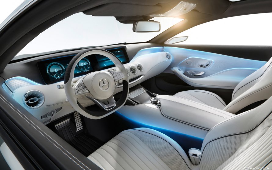 Mercedes Benz s class Coupe салон