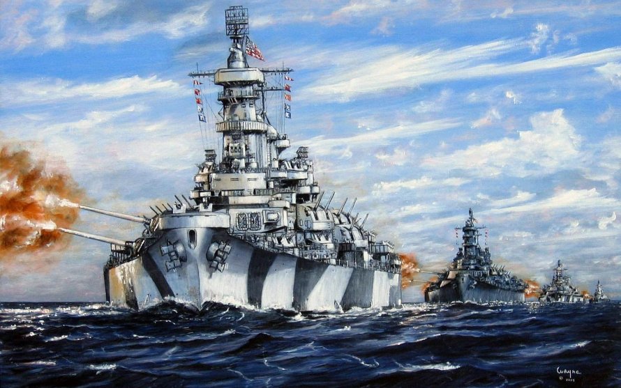 Линкор Iowa ww2