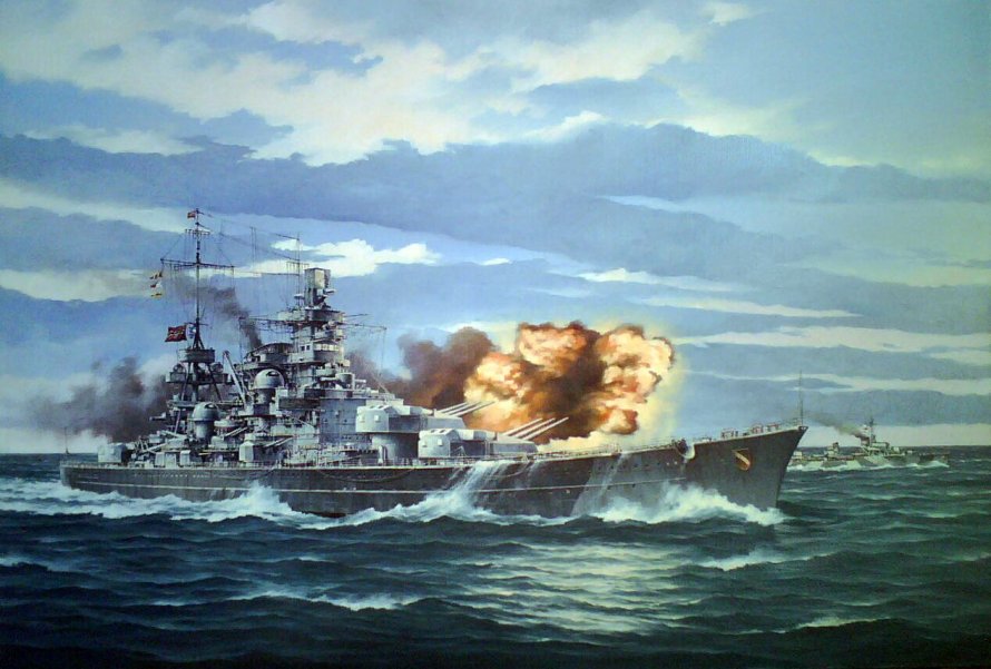Линкор Шарнхорст 1943