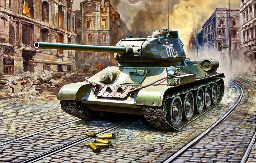 Танк т-34-85