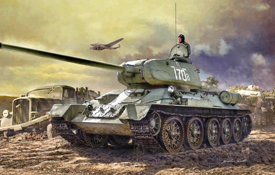 Танк т-34-85