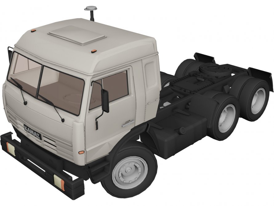 Каркас кабины KAMAZ 54115 3d .model