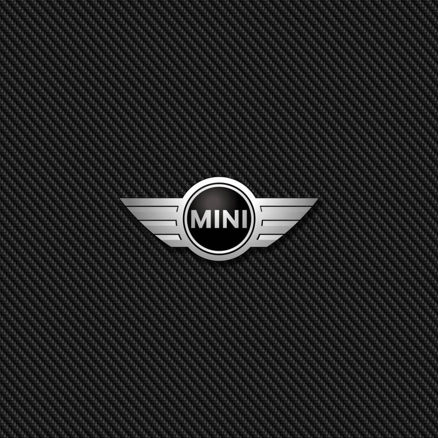 Эмблема Mini Cooper черная