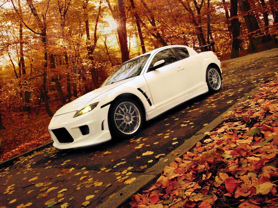 Mazda rx8 White