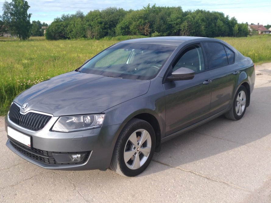Skoda Octavia a7 серая