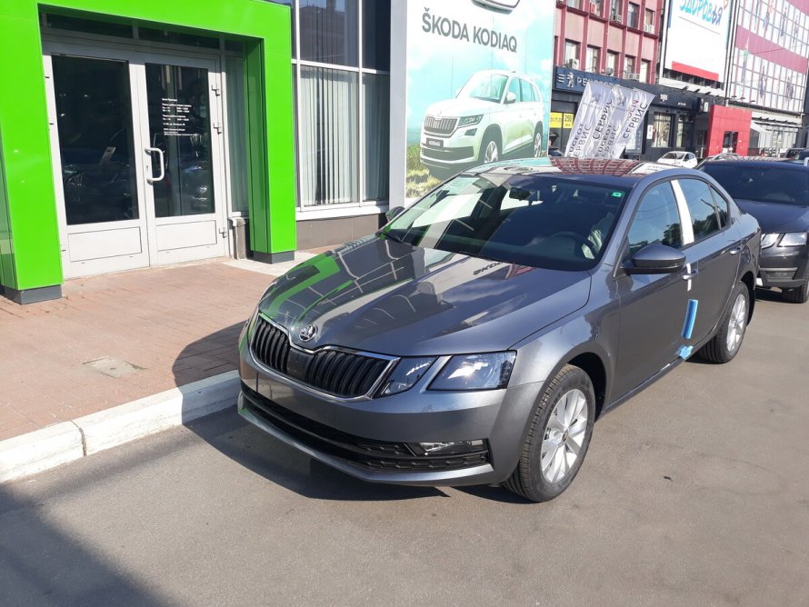 Skoda Octavia a7 серая