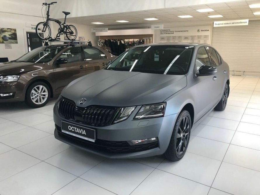 Skoda Octavia a8 серая