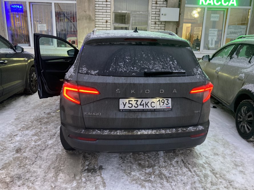 Шкода Карок зад