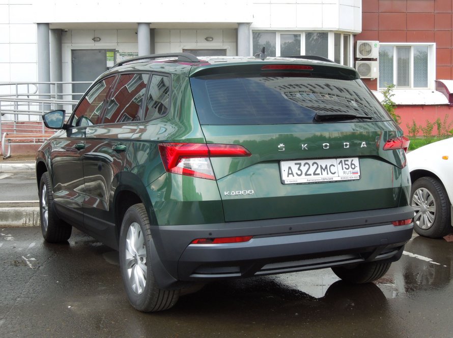 Дефлекторы заднего спойлера Skoda Karoq