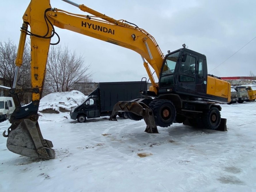 Экскаватор колесный Hyundai Robex 200w-7