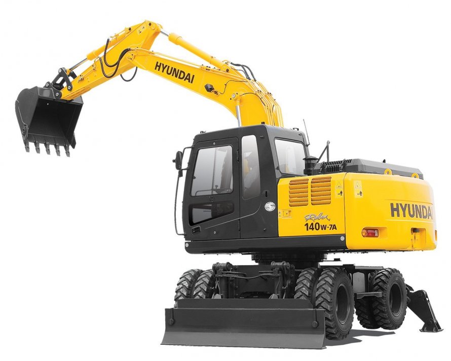 Колесный экскаватор Hyundai r170w