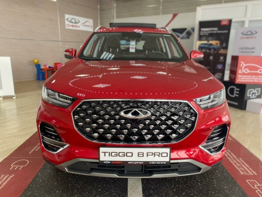 Chery Tiggo красный 2021