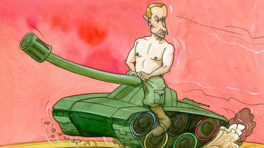 Танкист карикатура