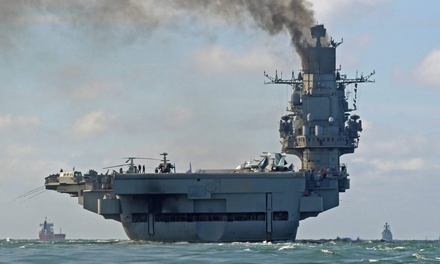 Русский авианосец Адмирал Кузнецов