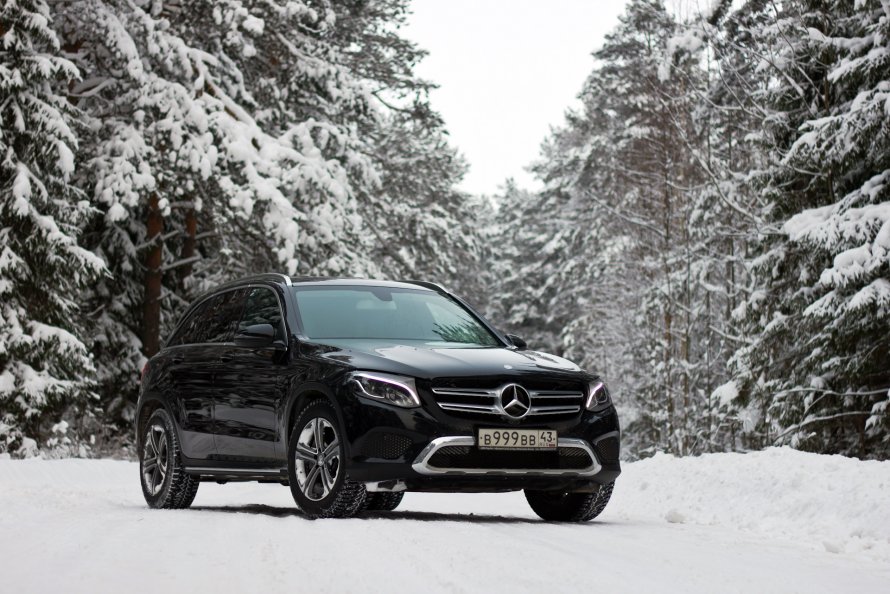 GLC 55 зимой