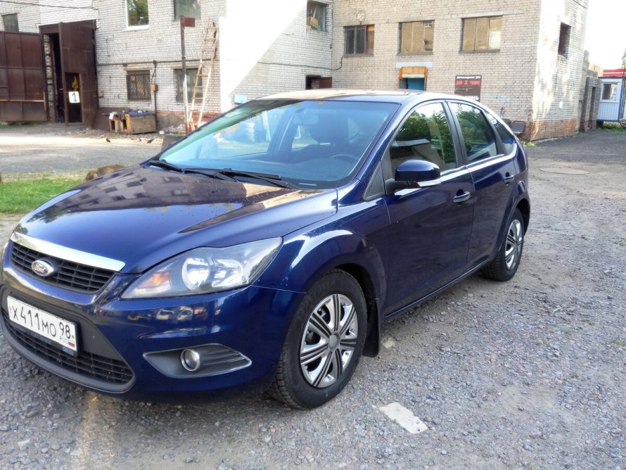 Ford Focus 2 рестайл синий