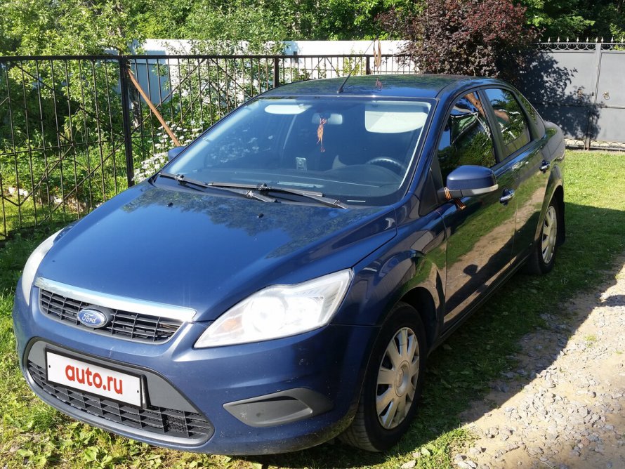 Focus 2 седан синий