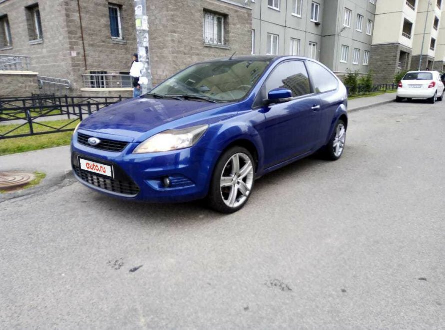Ford Focus 2008 синяя