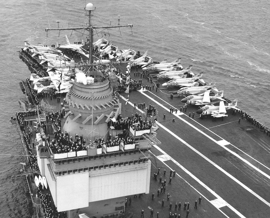 USS Enterprise CVN-65 Fire 1969