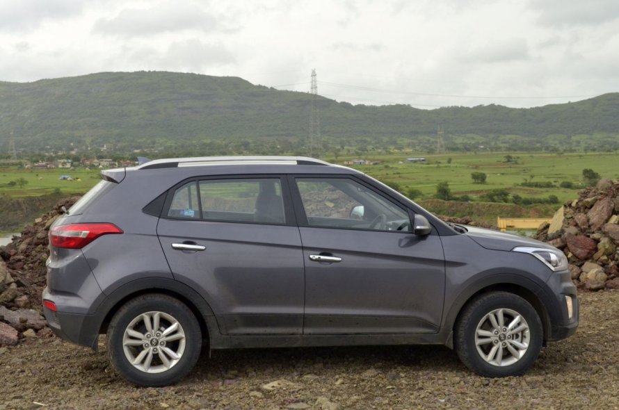 Hyundai Creta мокрый асфальт