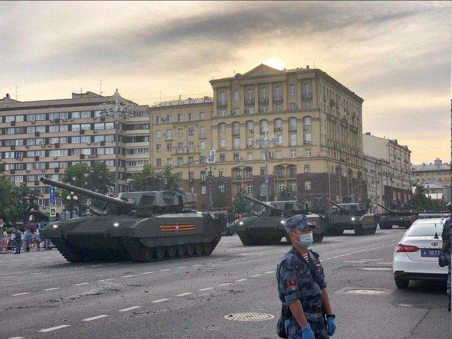 Репетиция парада 2020 в Москве