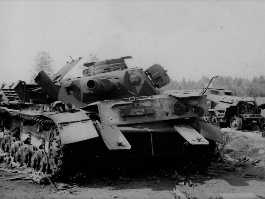 Подбитый PZ 3