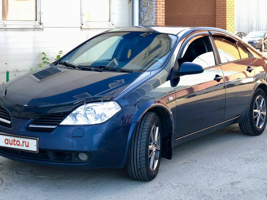 Nissan primera p12 синяя