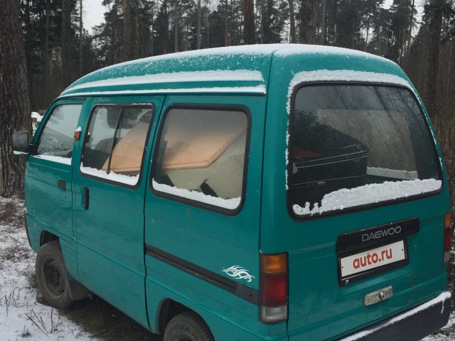 Дэу Дамас зелёный