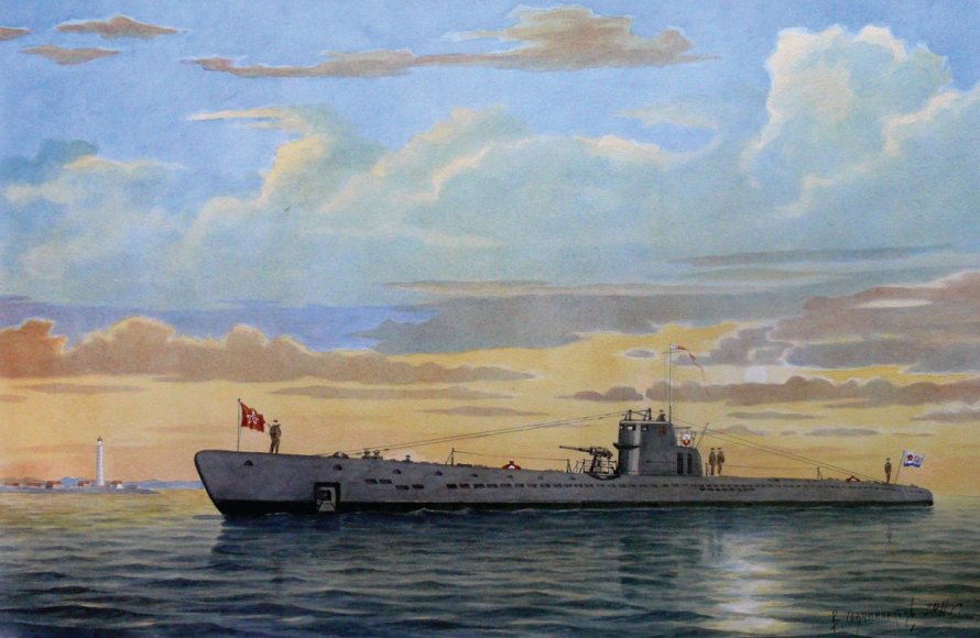 Военно-морская база на острове мускё