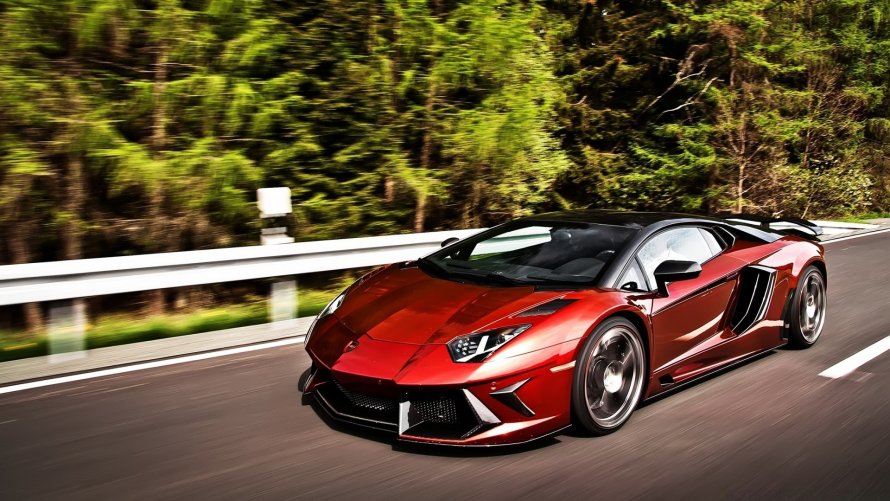 Lamborghini Aventador Mansory Red
