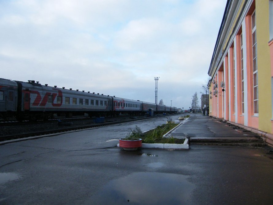 ЖД станция Микунь