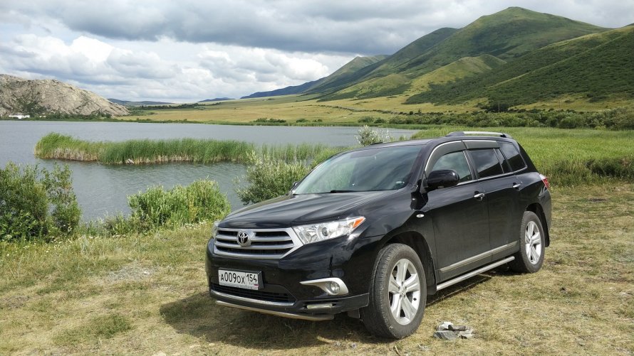 Toyota Highlander 2014 белый