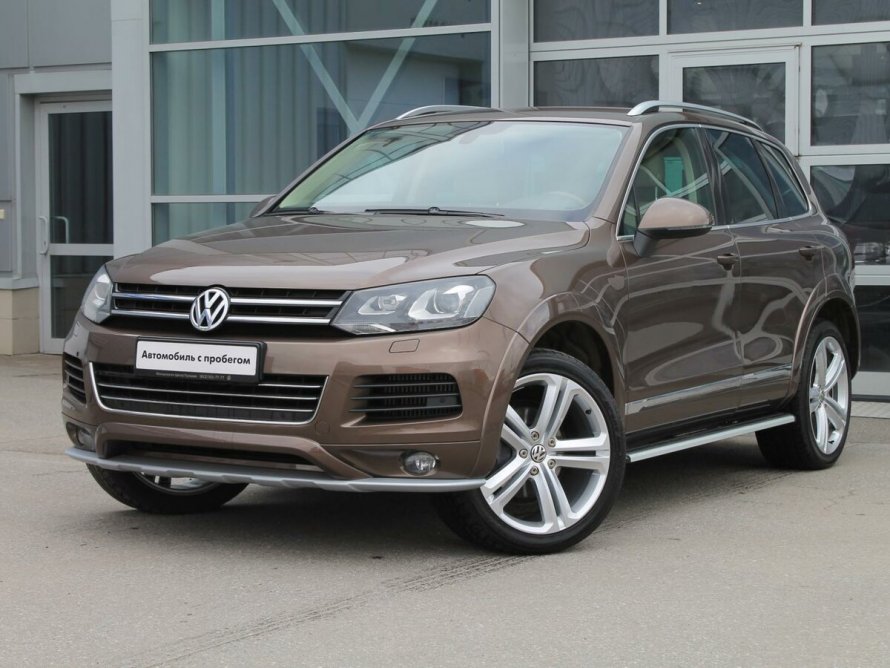 Volkswagen Touareg 2011 коричневый